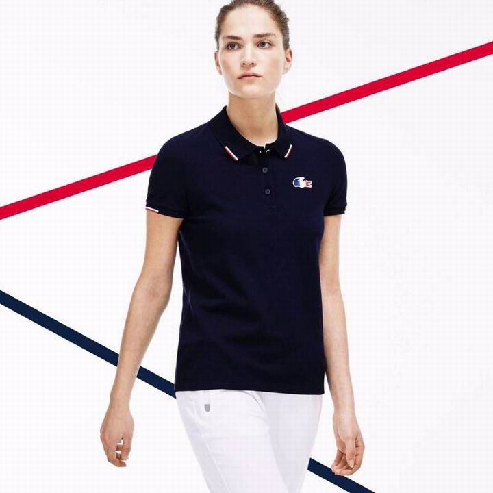Lacoste short lapel T woman S-2XL-077